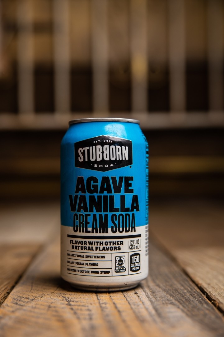 Stubborn Agave Vanilla Cream Soda Can