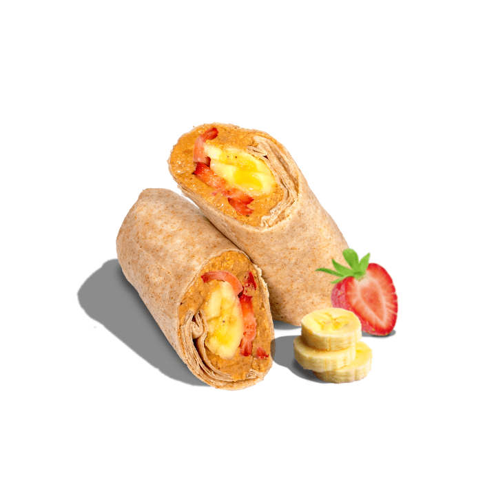 Fruit + Peanut Butter Roll Up