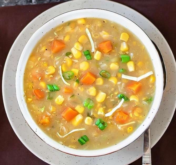 Vegetable Corn Soup