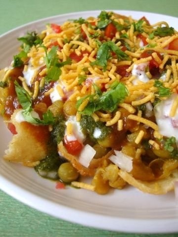 Vegetable Cutlet Chaat