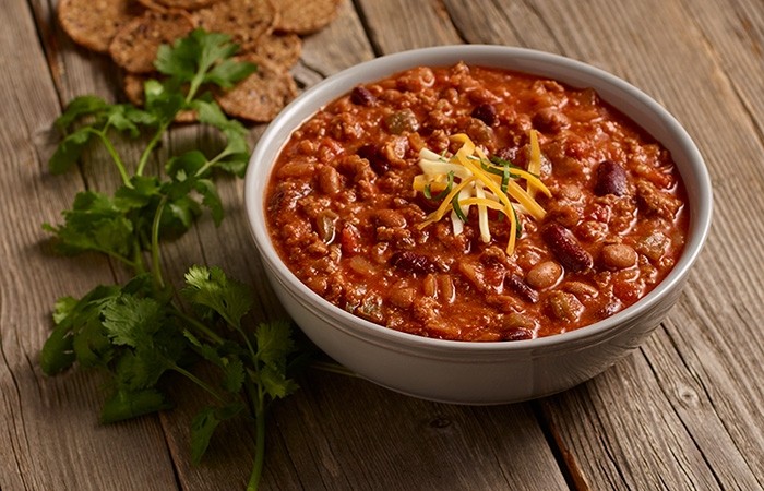 Ground Beef Chili with Beans
