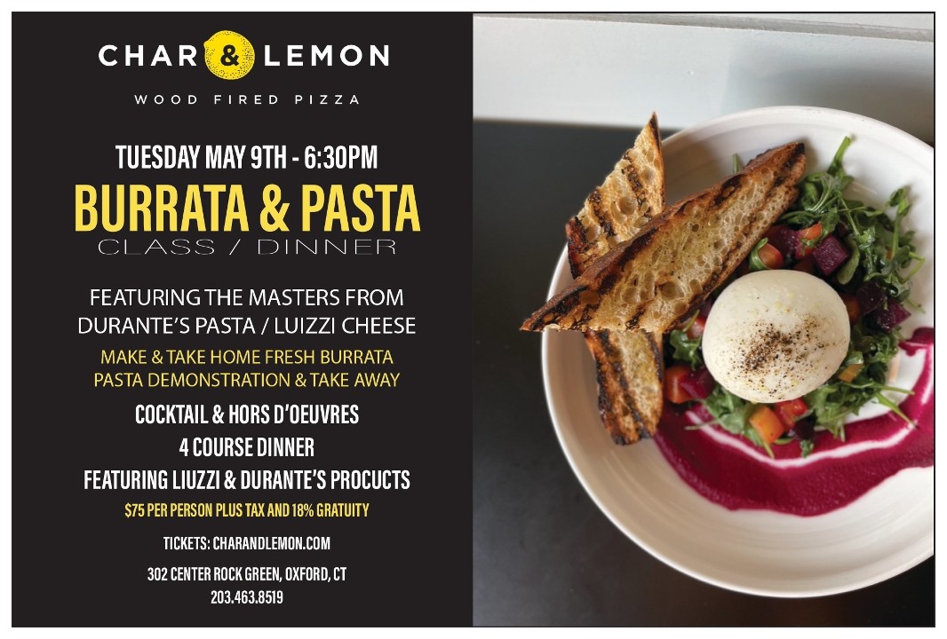 Burrata & Pasta • Class / Dinner •  5/9/23