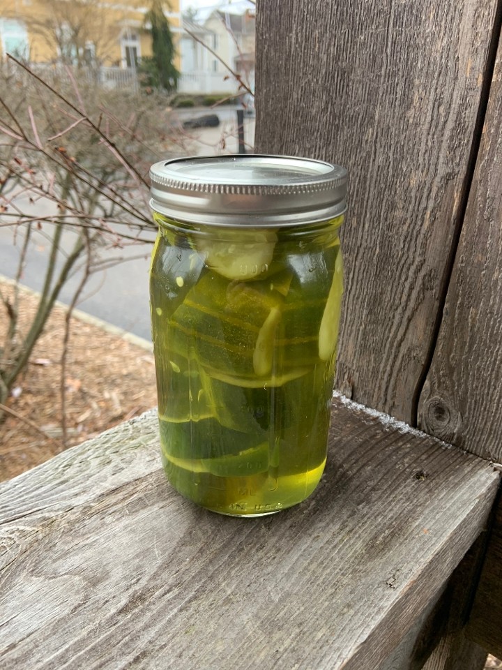 Quart of Jalapeno Infused Pickles