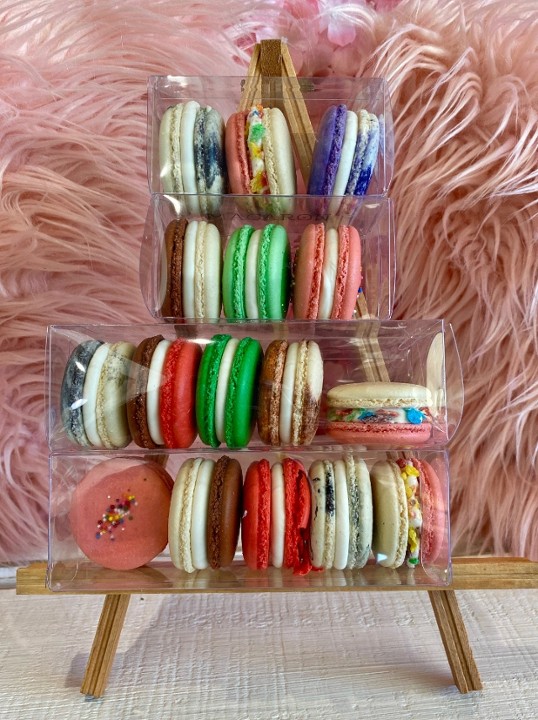 3pcs Assorted Macaron Box