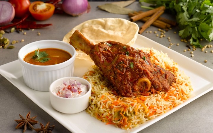 Lamb Shank - Nalli  Biryani