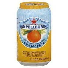 Pellegrino Orange Can 12oz (To Go)