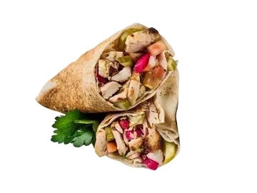 Shish Tawook (Chicken Kebab) Wrap