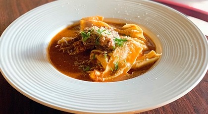 Pappardelle al Tocco d'Agnello