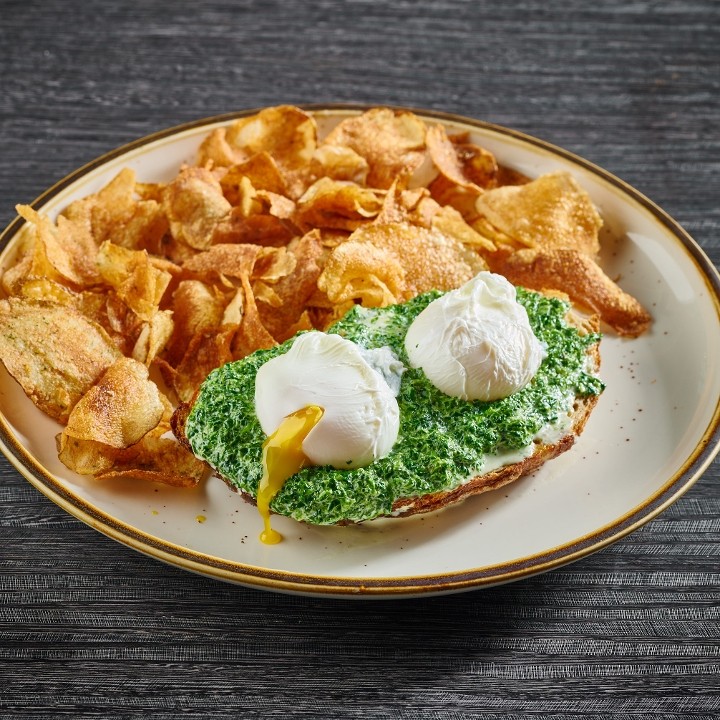 CREAMED SPINACH TOAST