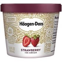 Haagen-Dazs Strawberry Cup