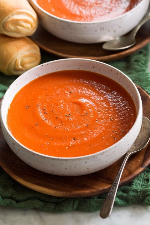 Hot Tomato Basil Soup