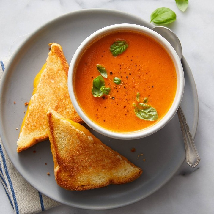 Grilled Cheese and Soup