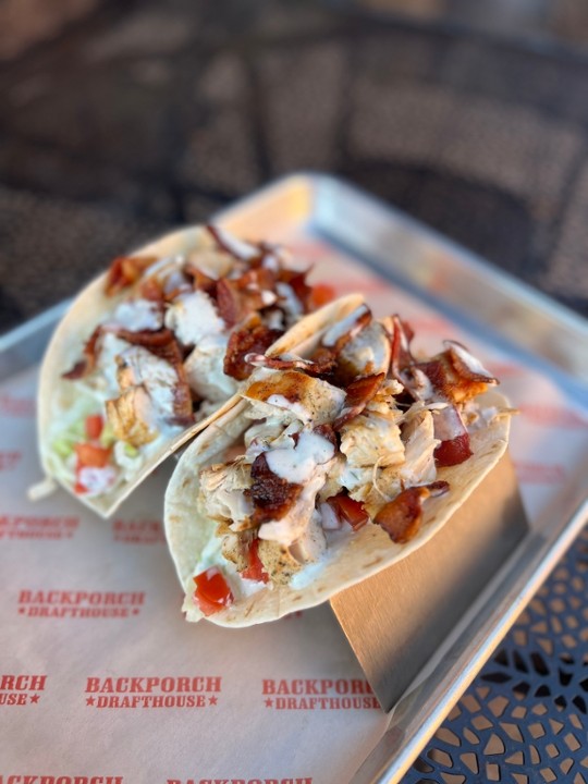 Chicken Bacon Ranch Tacos