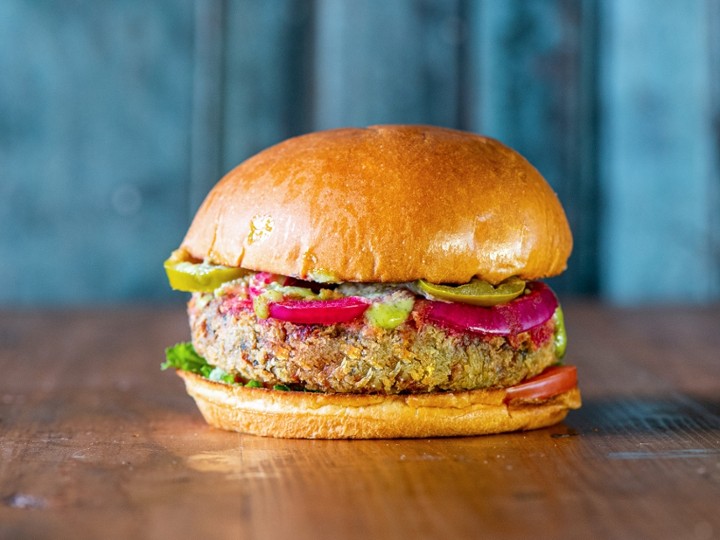 Curried Chickpeas Burger