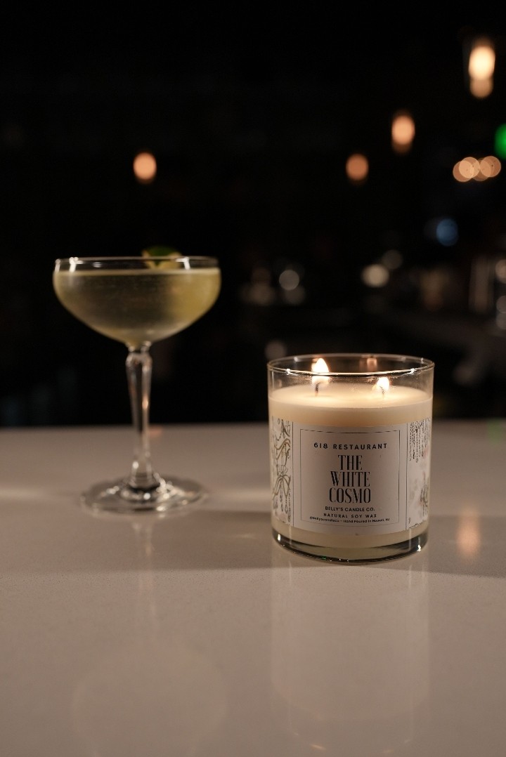 White Cosmo Candle