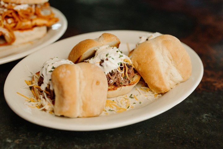 24-Hour Black Pepper Brisket Sliders