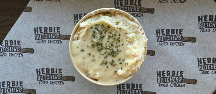 Mashed Potatoes & Sausage Country Gravy