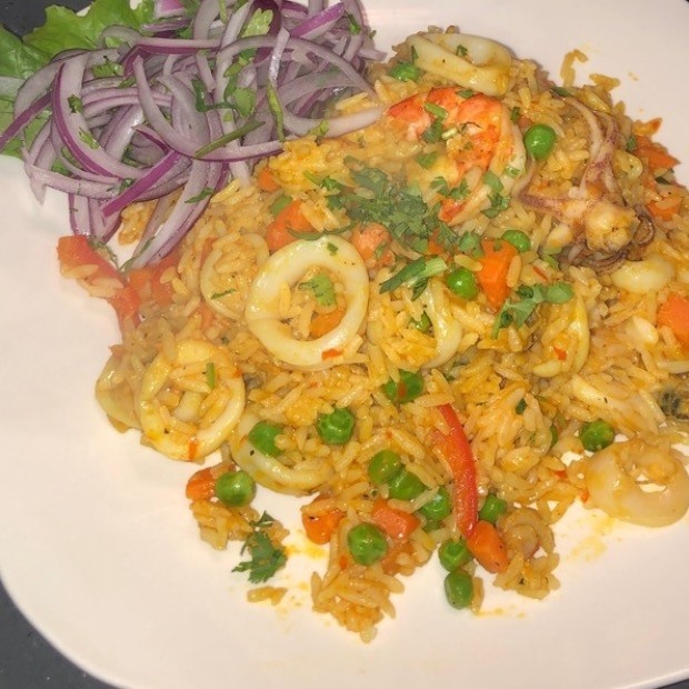 Arroz con mariscos