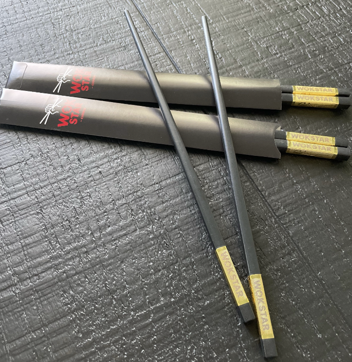 1 Pair Wok Star Custom Made Chopsticks