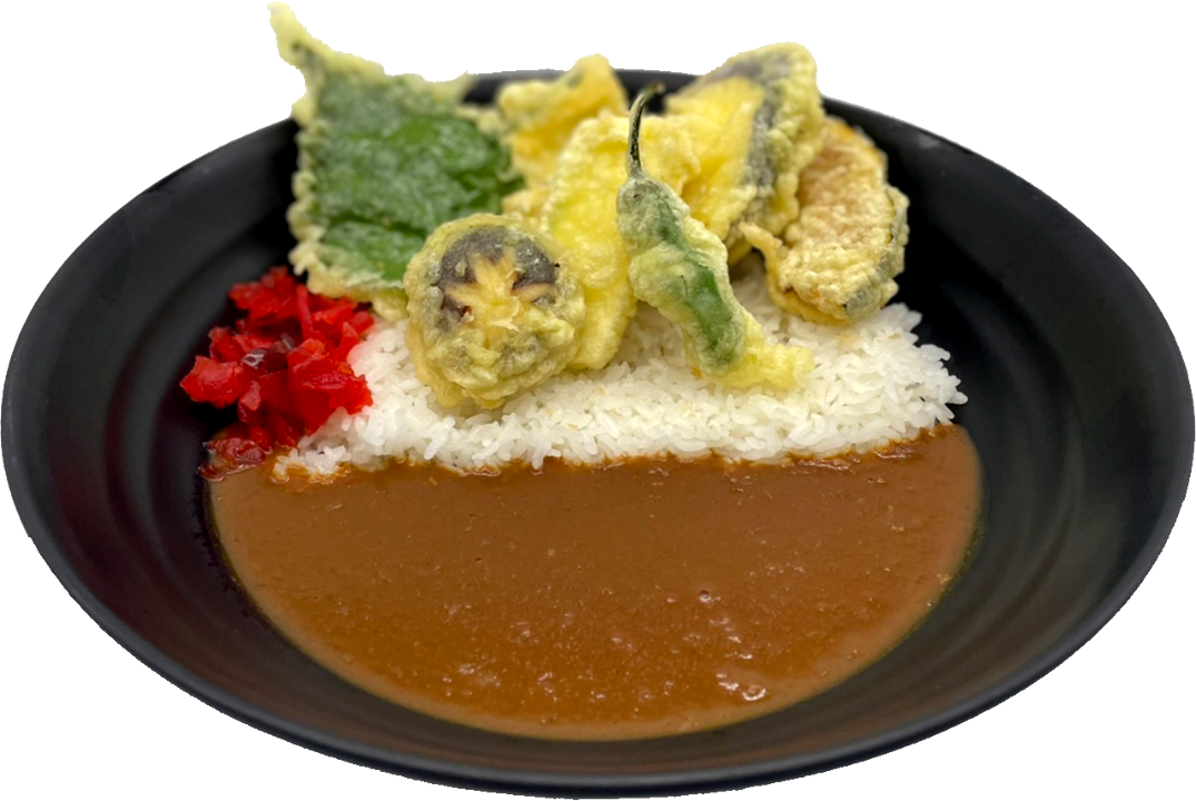 Curry Rice Veggie Tempura