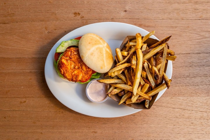 Tex Mex Crab Cake Sandwich