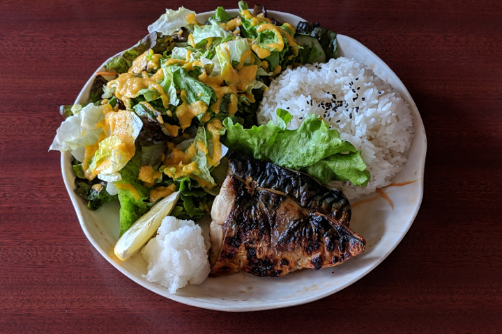 Grilled Mackerel Set