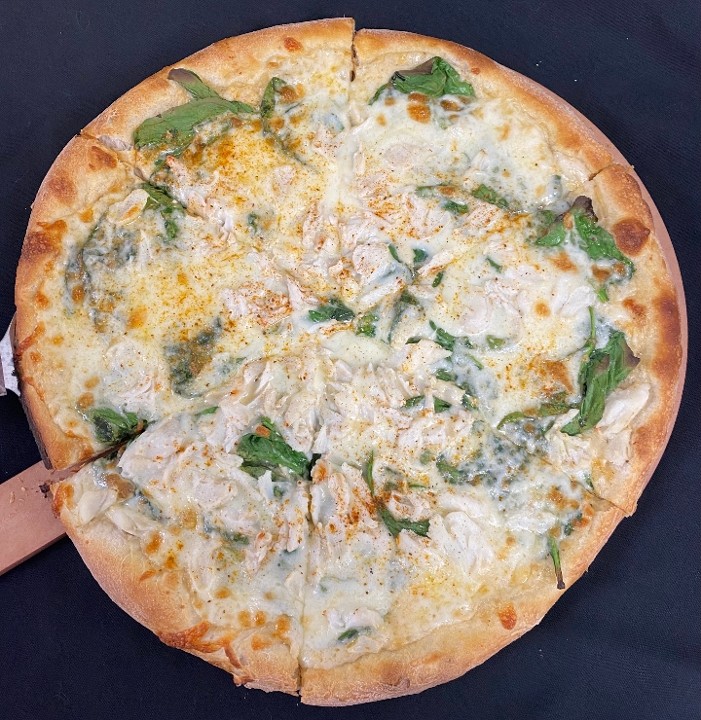 16" Old Bay Crab Pizza