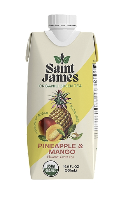 Saint James Organic Green Tea - Pineapple Mango