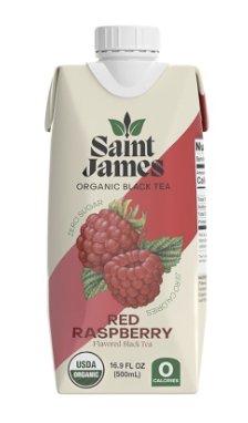 Saint James Organic Black Tea - Red Raspberry