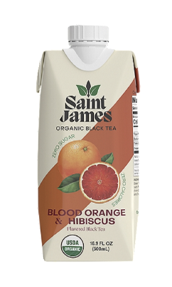 Saint James Organic Black Tea - Blood Orange & Hibiscus