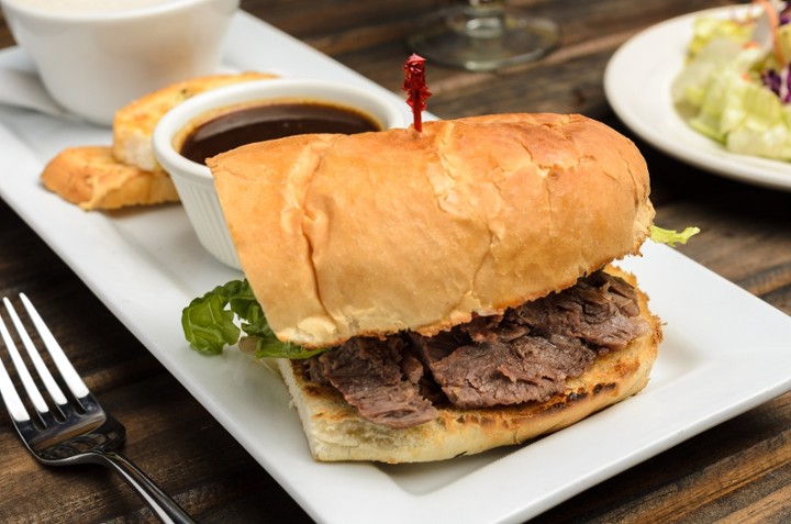 French Dipped Roast Beef Po-boy