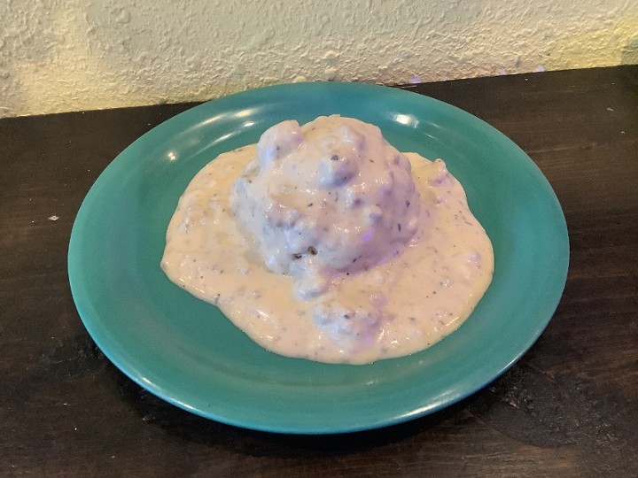 1/2 Homemade Biscuits and Gravy