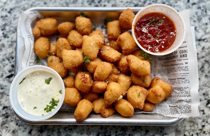 Cheese Curds with Ranch