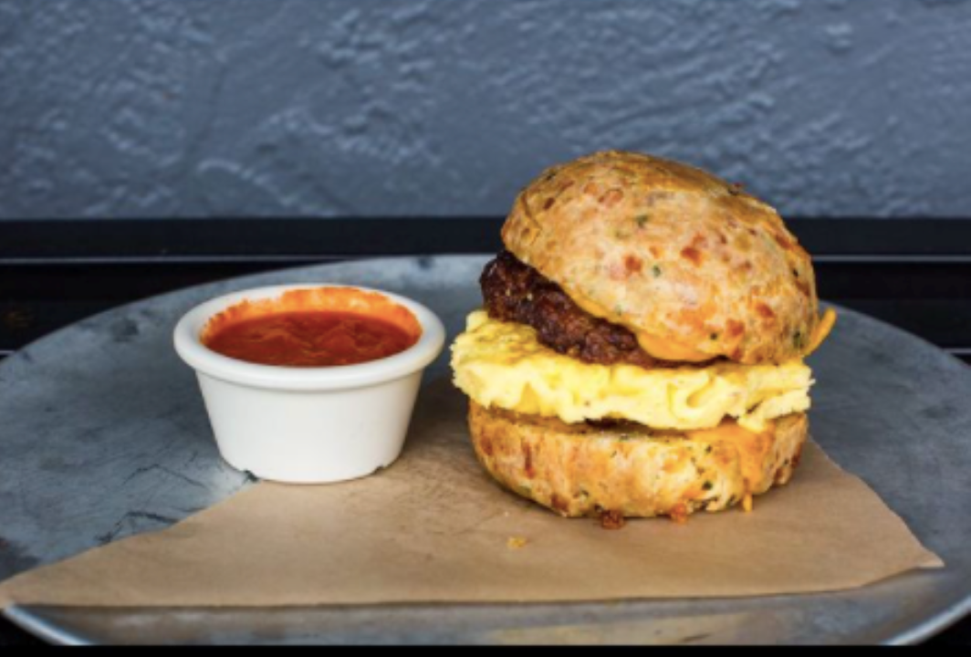 Sausage and Egg BIscuit