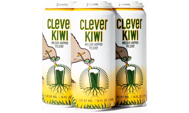 Clever Kiwi Nelson Hopped Pilsner - 4 Pack
