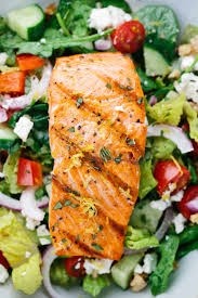 Grilled Salmon Salad