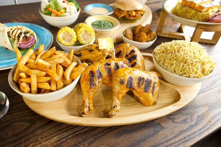 Chef's Platter - 1 Whole Chicken + 4 Lamb Chops + 2 Large Sides