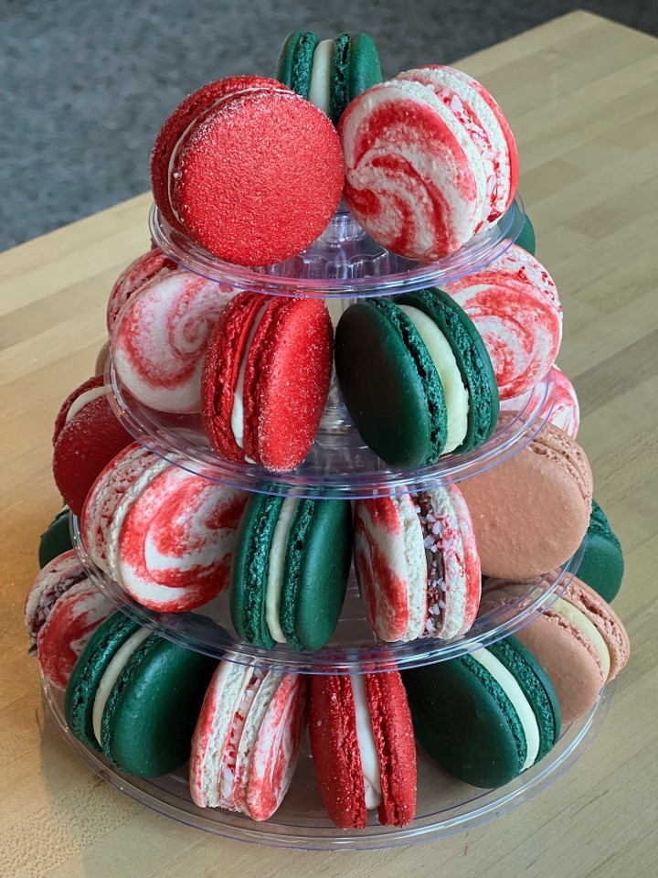 4 Tier Macaron Tower - 40 Macarons