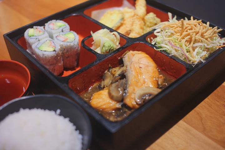 Salmon Teriyaki Bento Box