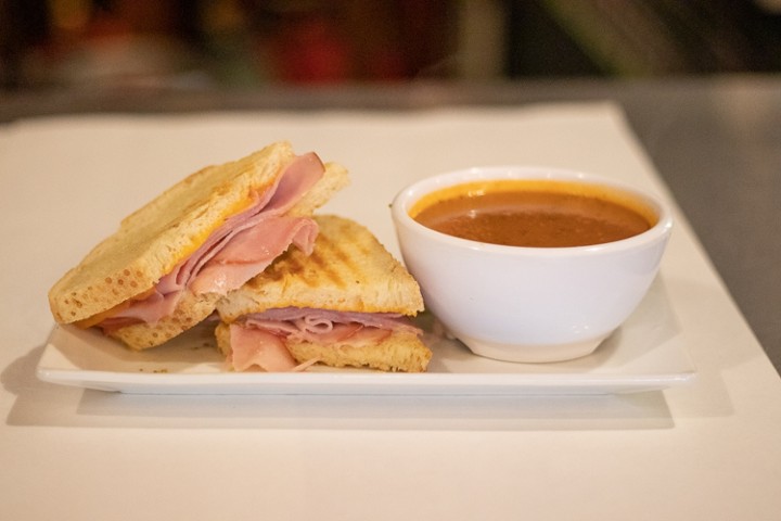 Ham and Smoked Cheddar Panini