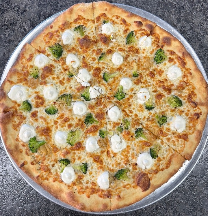 Broccoli with Ricotta Pizza