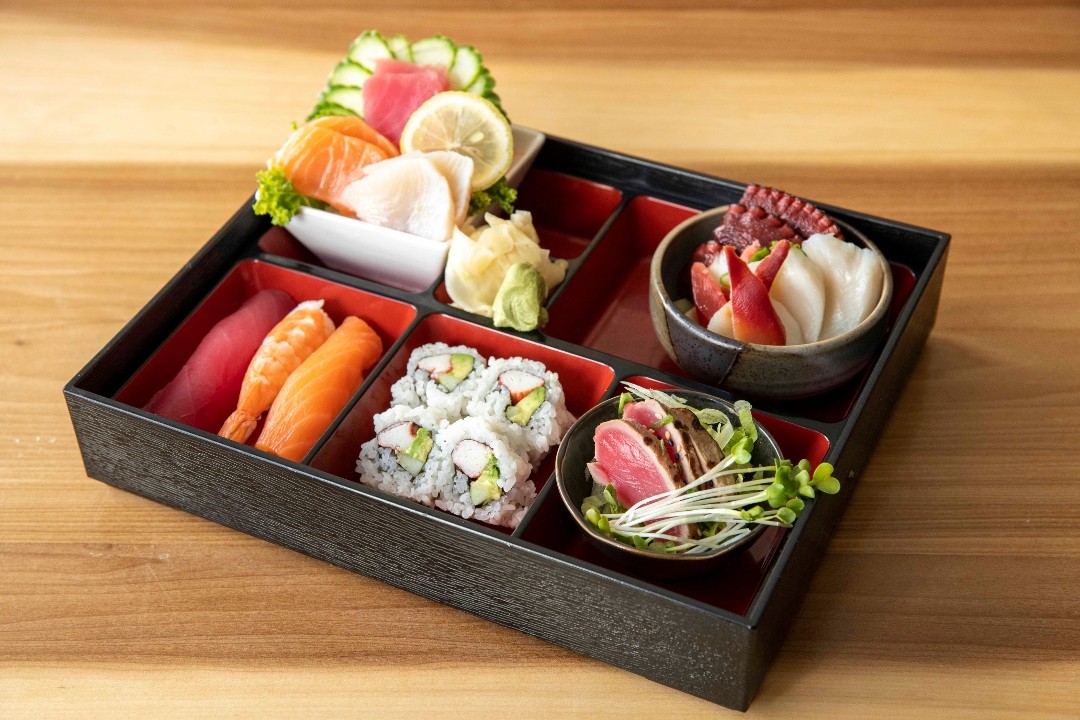 Box # 3.   Sushi, Sashimi and Sunomono