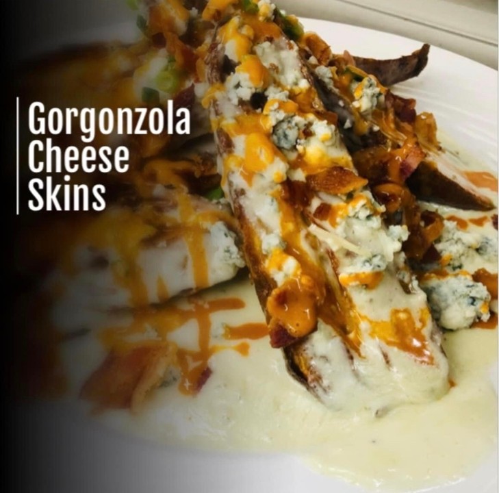 Gorgonzola Cheese Skins