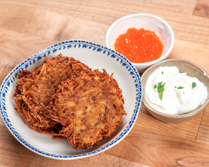 Edith's Square Latkes