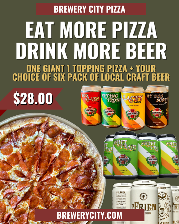Eat More Pizza, Drink More Beer