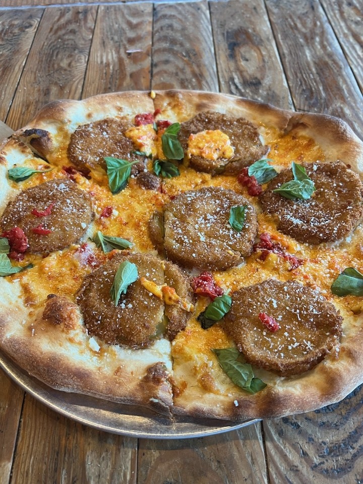 Fried Green Tomato Pizza