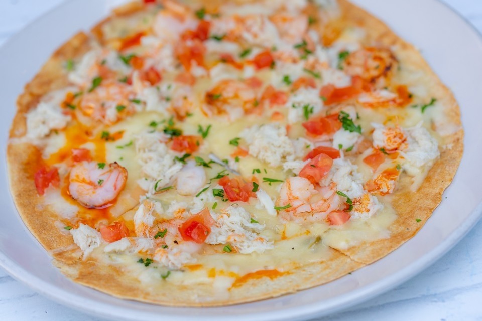 Crab and Shrimp Open Face