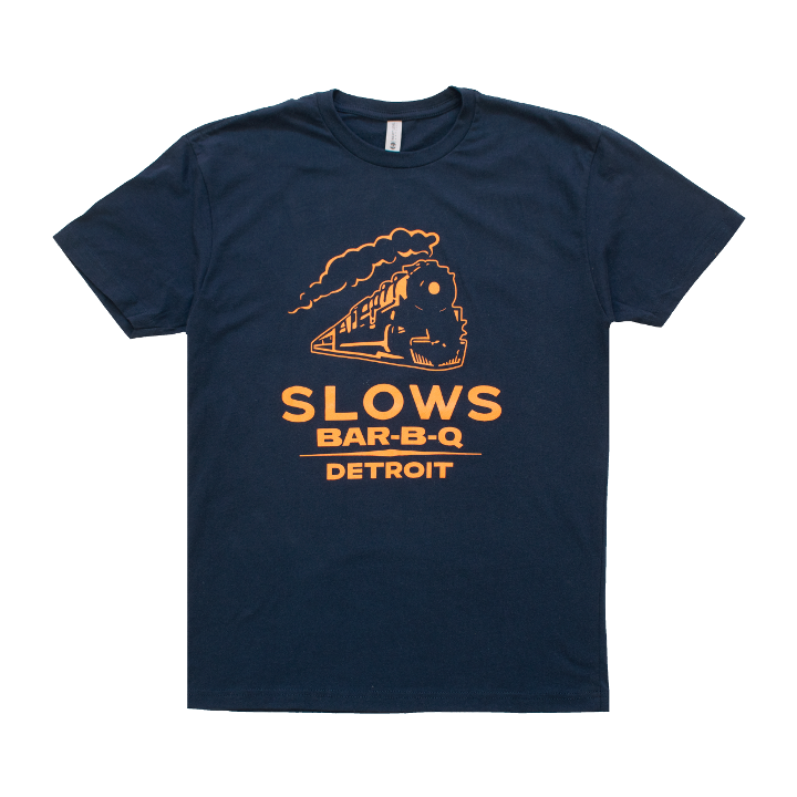 Blue & Orange Train Tee 2XL