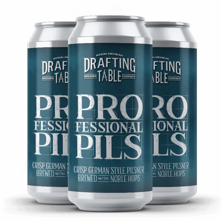 Drafting Table Pro Pils, 16oz can beer (5.2% ABV)