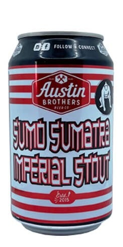 Austin Bros Sumo Sumatra, 12oz can beer (11.4% ABV)